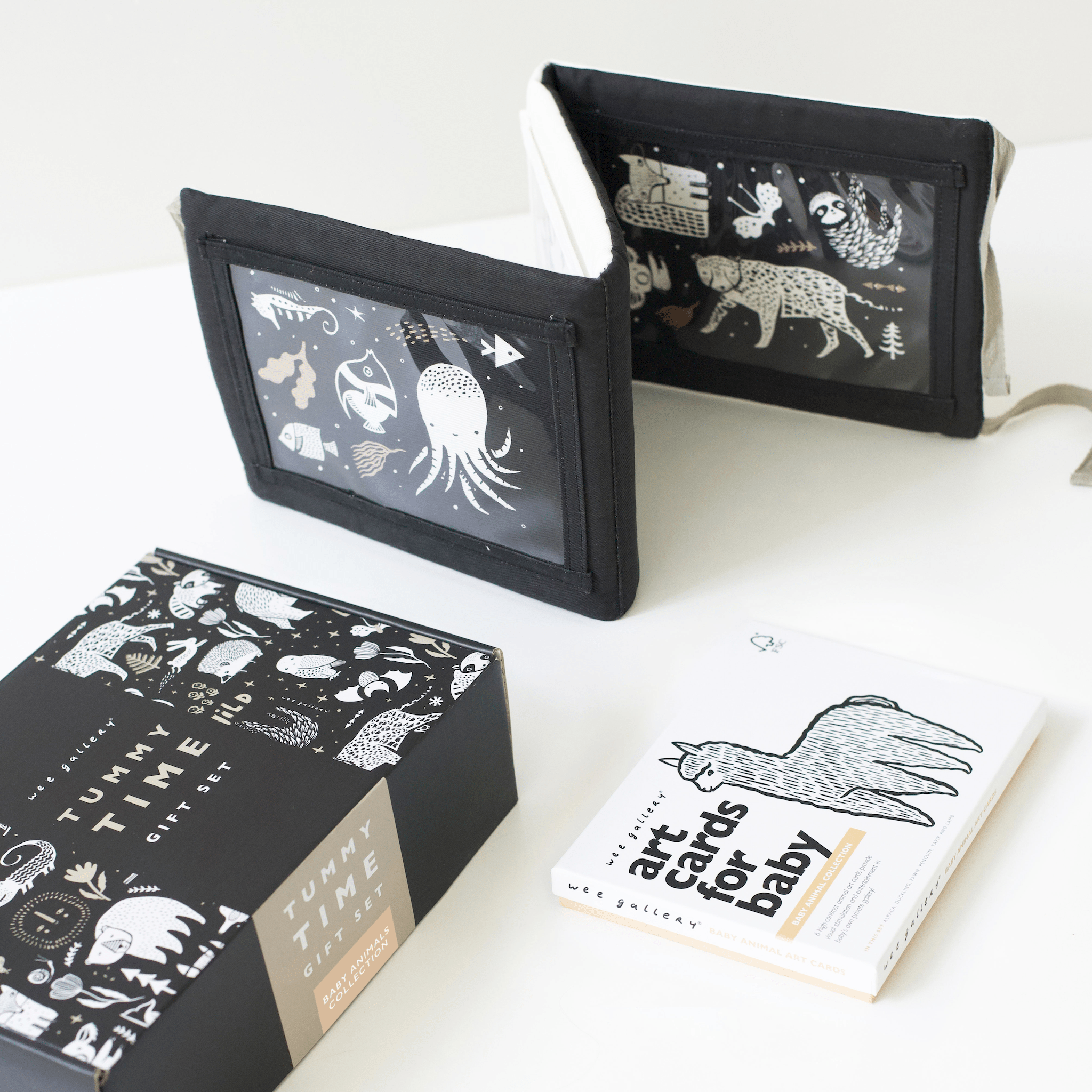 Baby Tummy Time Gallery with Mirror Gift Set