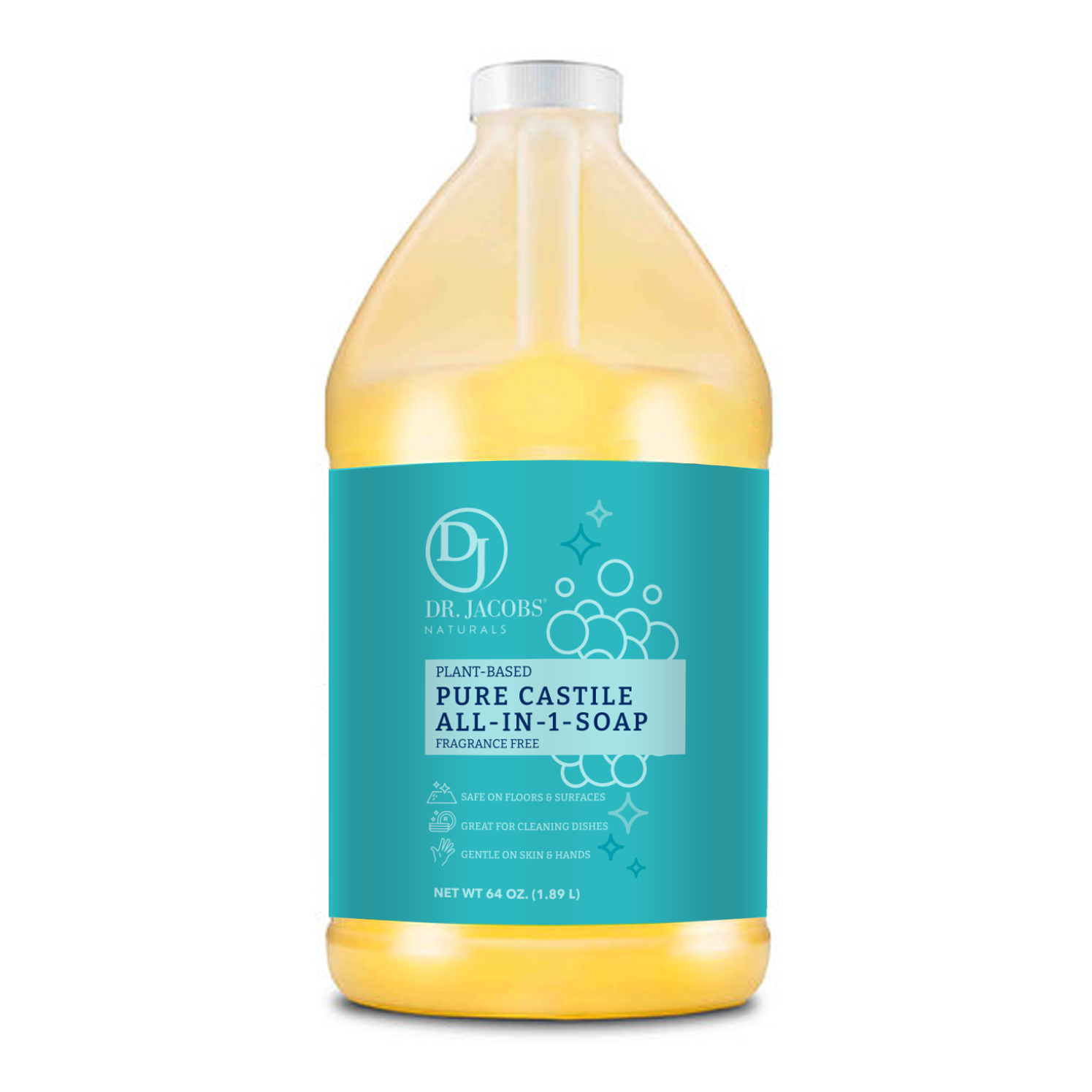 Dr. Jacobs Naturals Unscented All-in-One Castile Soap