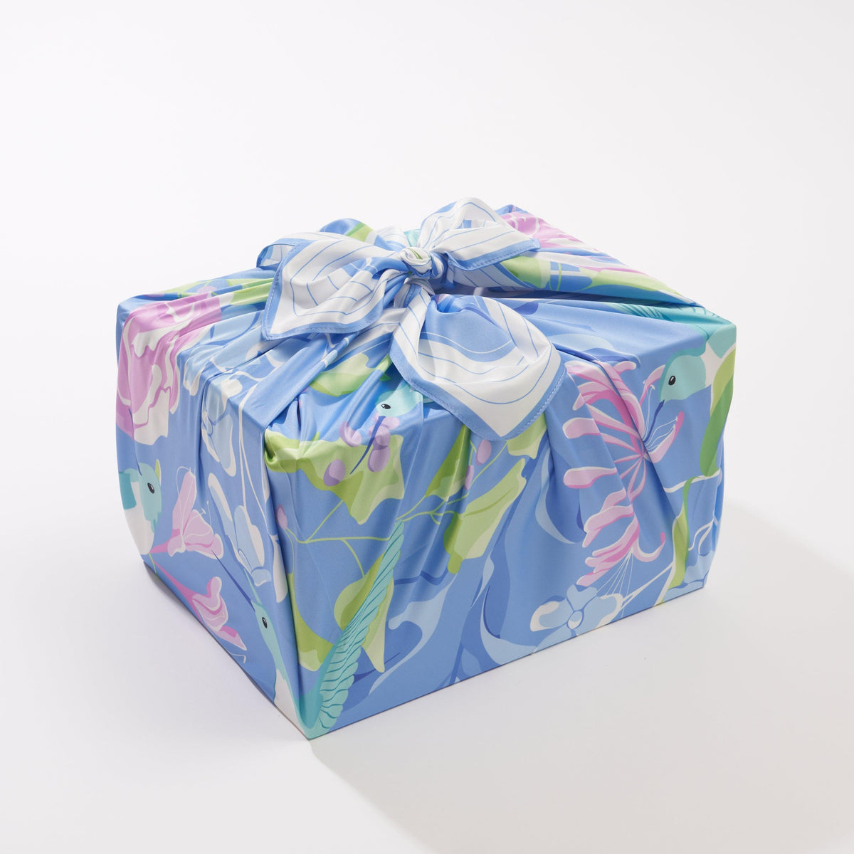 Furoshiki Gift Wrap by Danni Ha - 35", Recycled Polyester