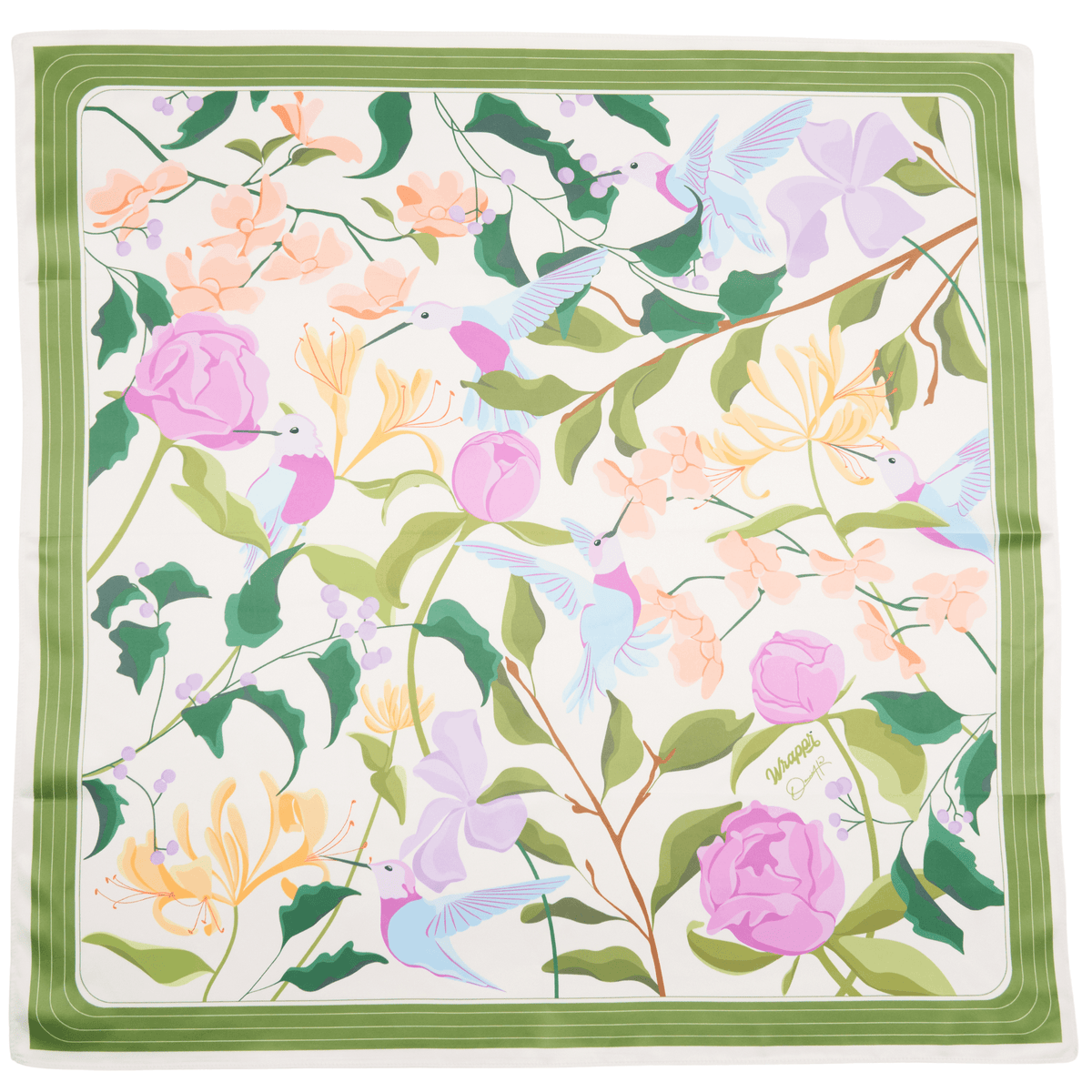 Furoshiki Gift Wrap by Danni Ha - 28", Recycled Polyester