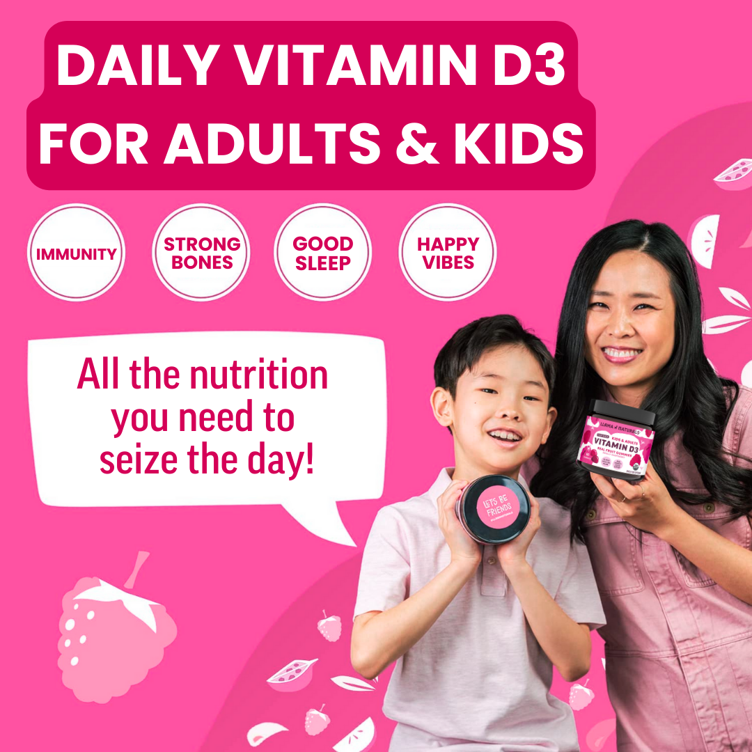 Vitamin D3 Gummies, Raspberry (60 ct)