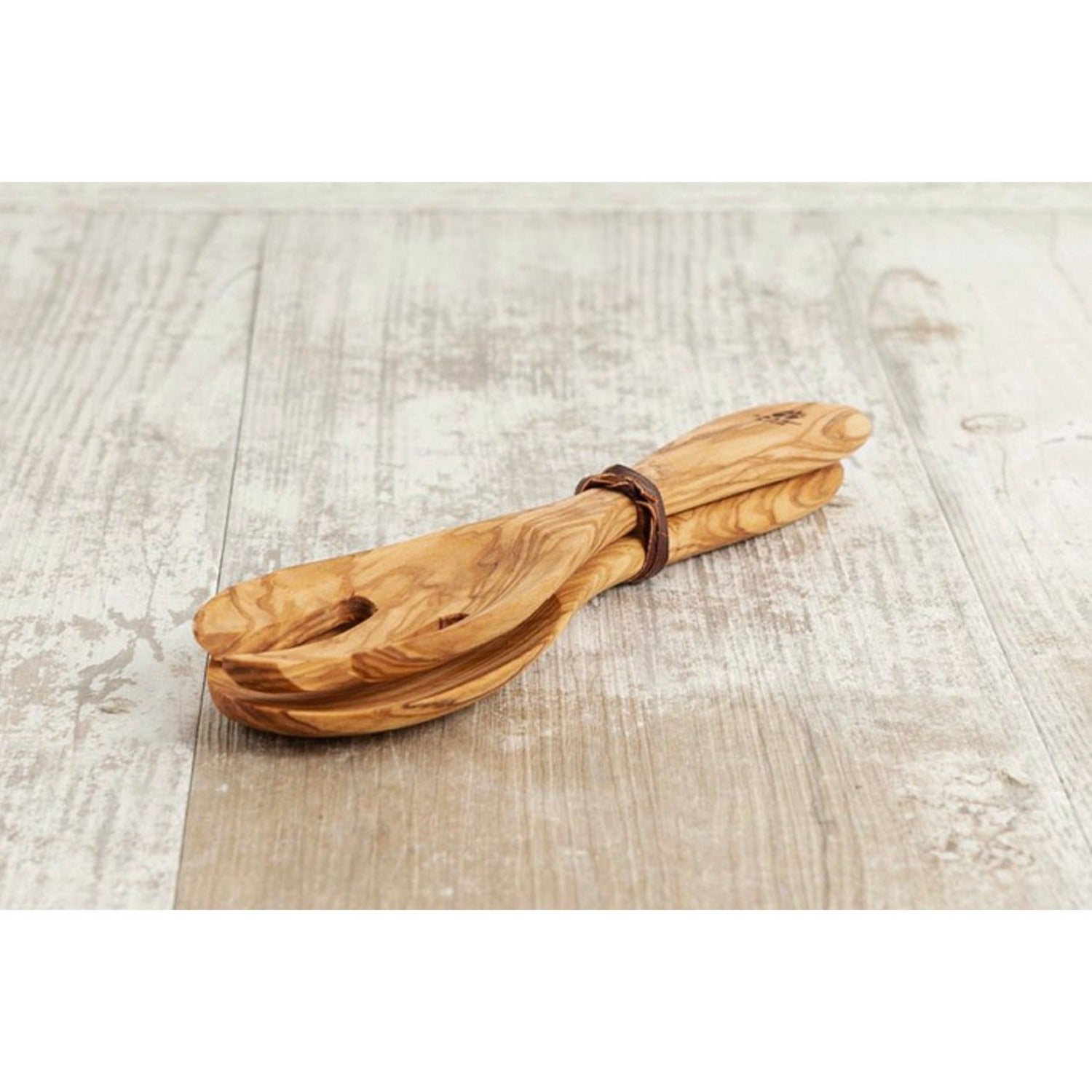 Italian Olivewood Salad Servers