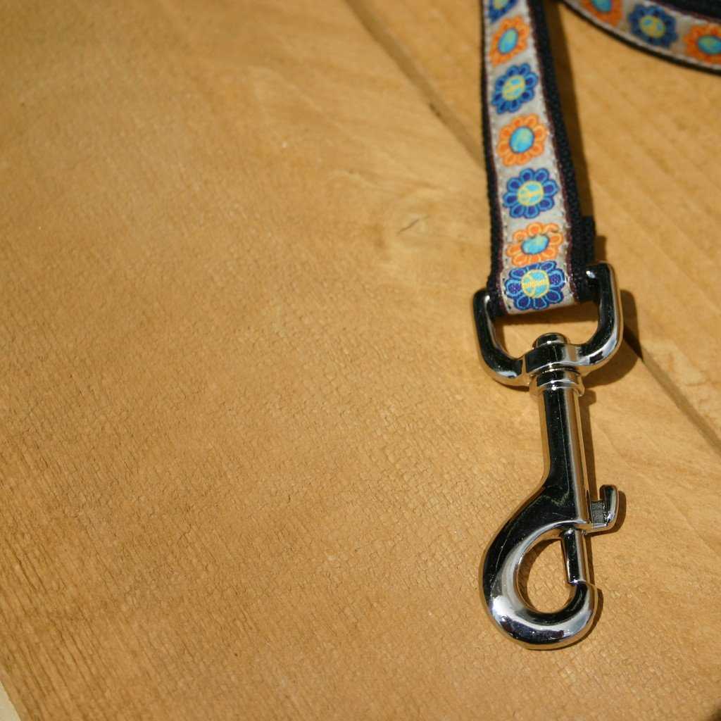 Hemp Dog Leash 6' World Peace