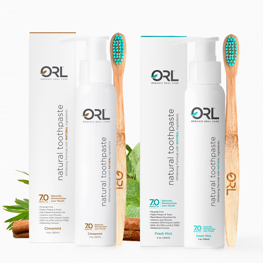 Yours & Mine Natural Toothpaste Bundle - Fresh Mint & Cinnamint ...