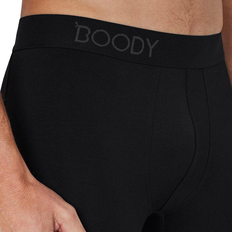 Boody Organic Bamboo Mens Underwear Boxer Shorts Briefs, Black, Size S, M,  L, XL