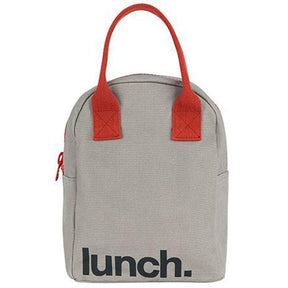 Organic Cotton Zipper Lunch Bag