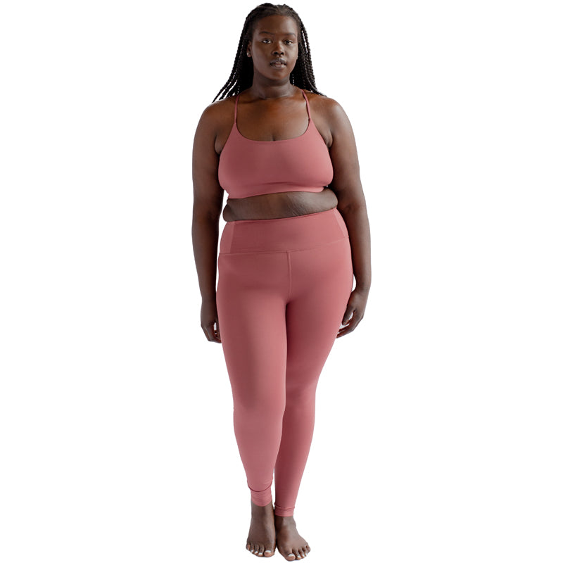 Girlfriend Collective  High Rise Ribbed Legging - Cypress – Aum