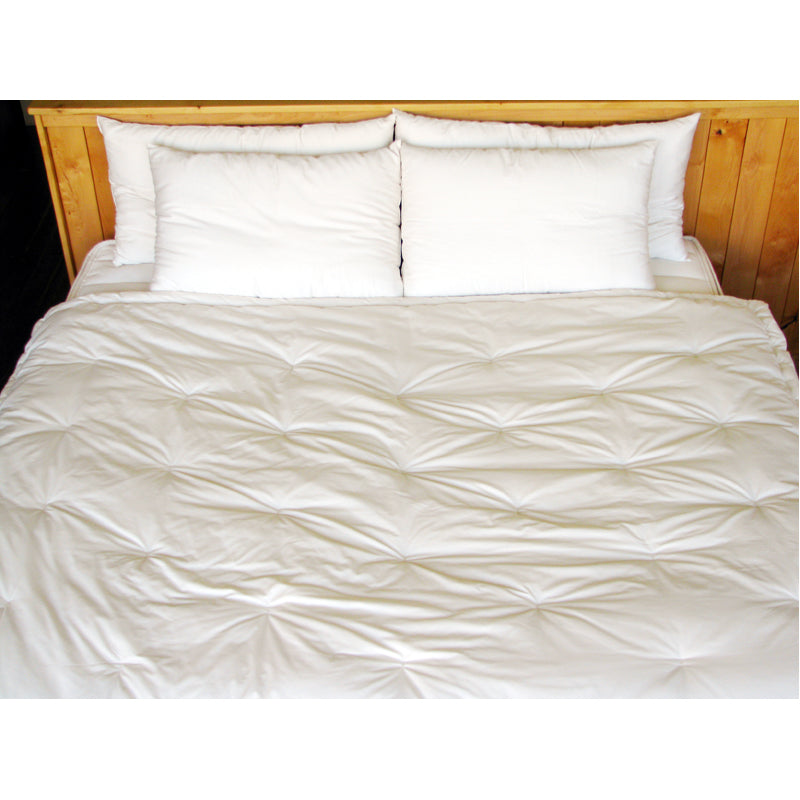 Made in USA Heavy Weight Natural Wool Comforter - Queen - HLO