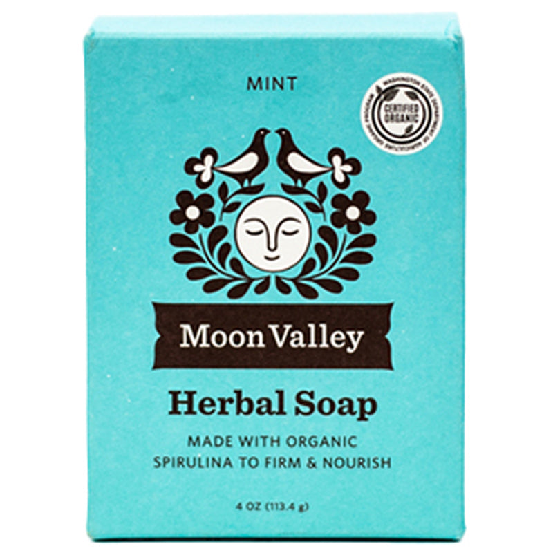 Moon Valley Organics Mint & Sea Bar Soap 4 oz