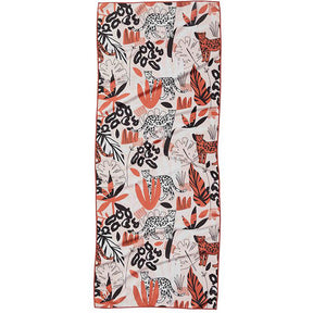 Jungle Cat Pink Recycled Towel