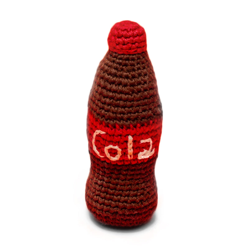 Hand Crochet Cola Dog Toy
