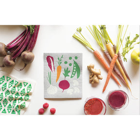 Veggies Reusable Swedish Dishcloth