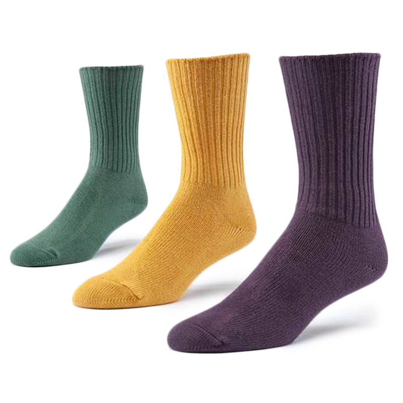 Organic Cotton Classic Crew Socks – 3-pk