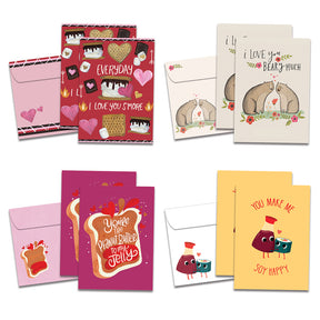 Punny Valentine's Day Cards 8pk