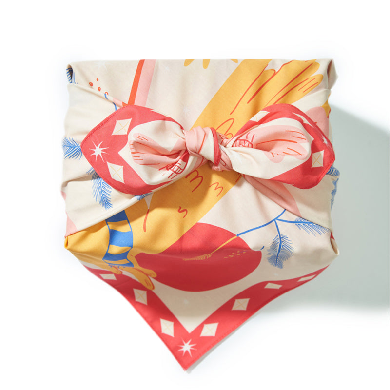 Swirl Reusable Fabric Gift Wrap