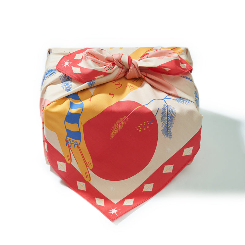 Swirl Reusable Fabric Gift Wrap