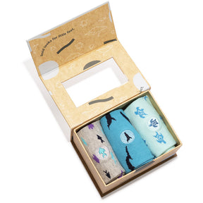 Kids Socks that Protect Oceans Gift Box 3pk