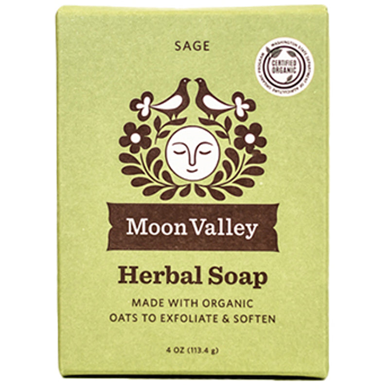 Oatmeal Sage Cold Process Organic Soap Bar