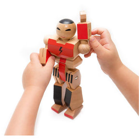 Once Kids Playhard Hero Factory - DIY Wooden Action Figure