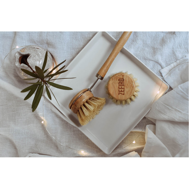 Bamboo Dish Brush for Dishes – Keyfillery