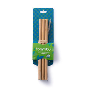 Bamboo Straws - 6pk