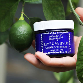 Lime + Vetiver Natural Deodorant