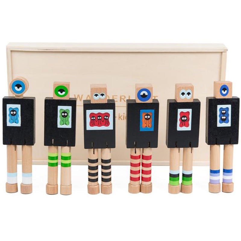 Monsters Wooden Play Set