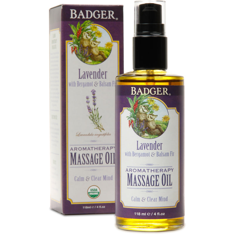 Lavender Aromatherapy Massage Oil 4oz