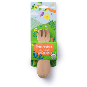 Baby's Bamboo Fork & Spoon - 12M+