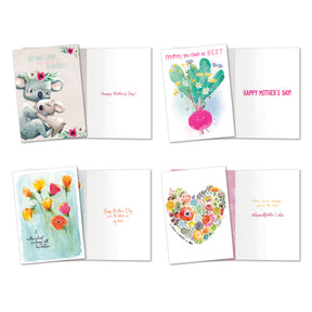 Sweet Floral Watercolors Mother's Day Cards 8pk
