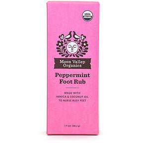 Peppermint Foot Rub Organic Arnica Cream