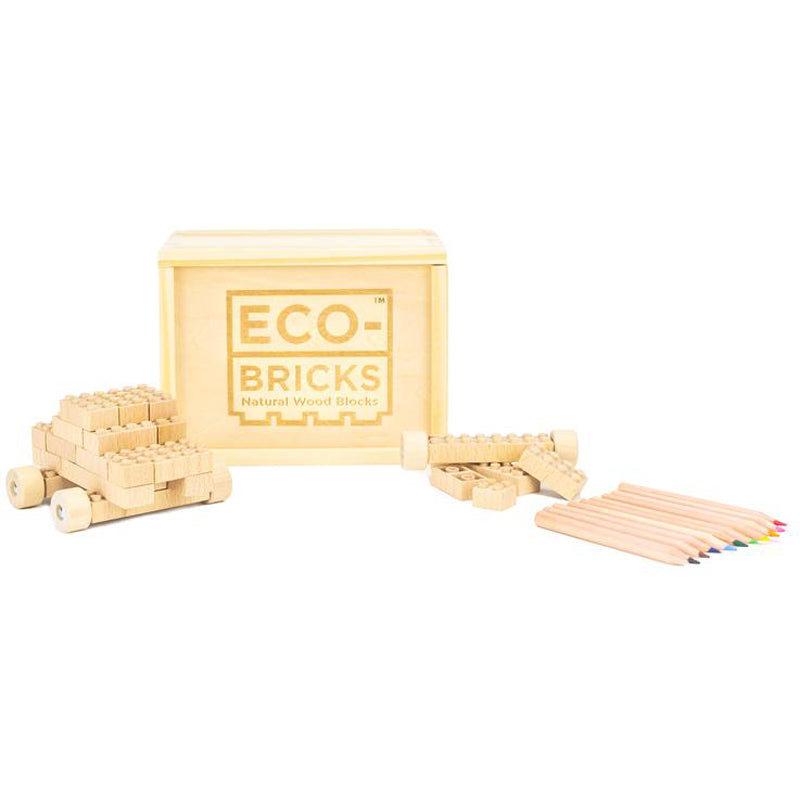 Eco-bricks Wooden Toy Blocks