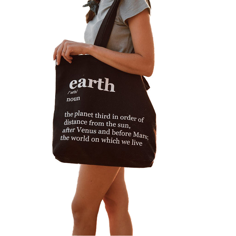 Earth Canvas Tote Bag