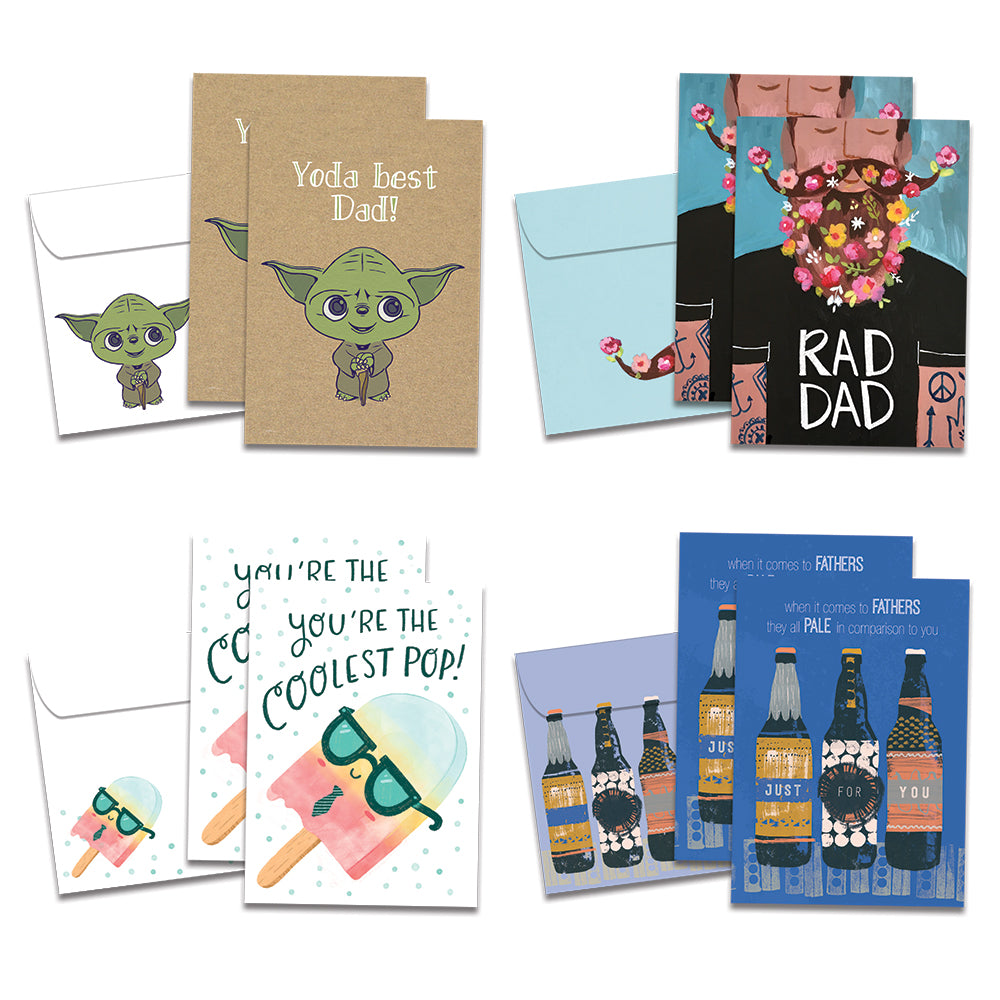 Cool Dad Father's Day Cards 8pk