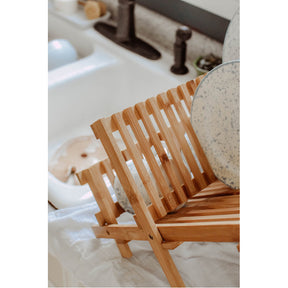 Two-Tier Bamboo Drying Rack