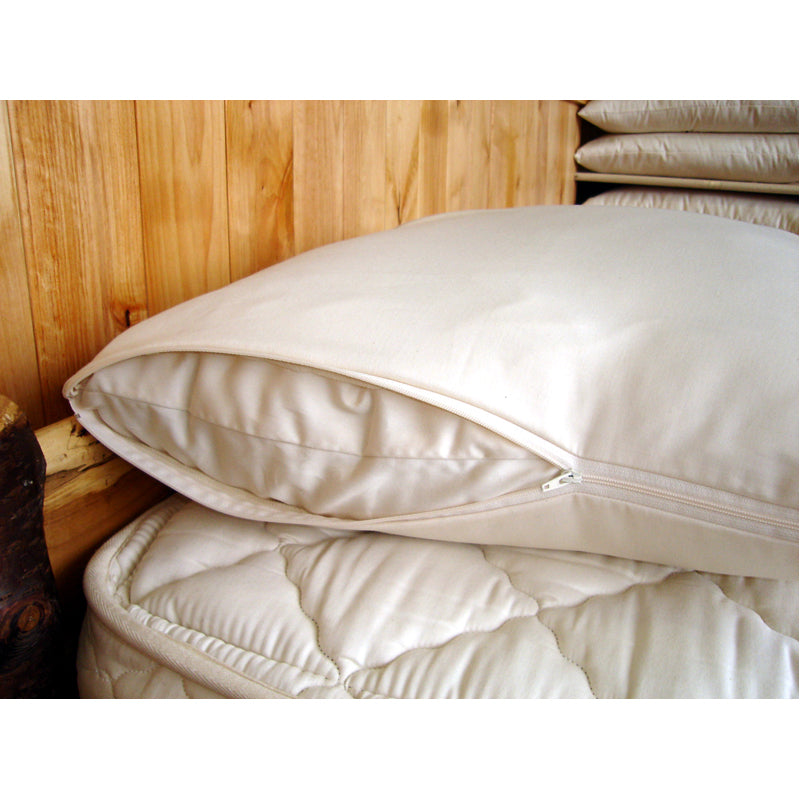 Organic Cotton Zippered Pillow Cover