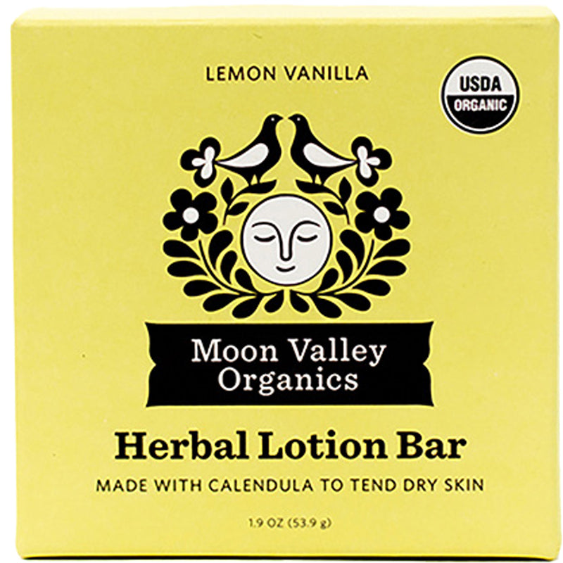 Vanilla Lemon Organic Lotion Bar