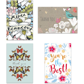 Artful Thanks Thank You Cards 16pk