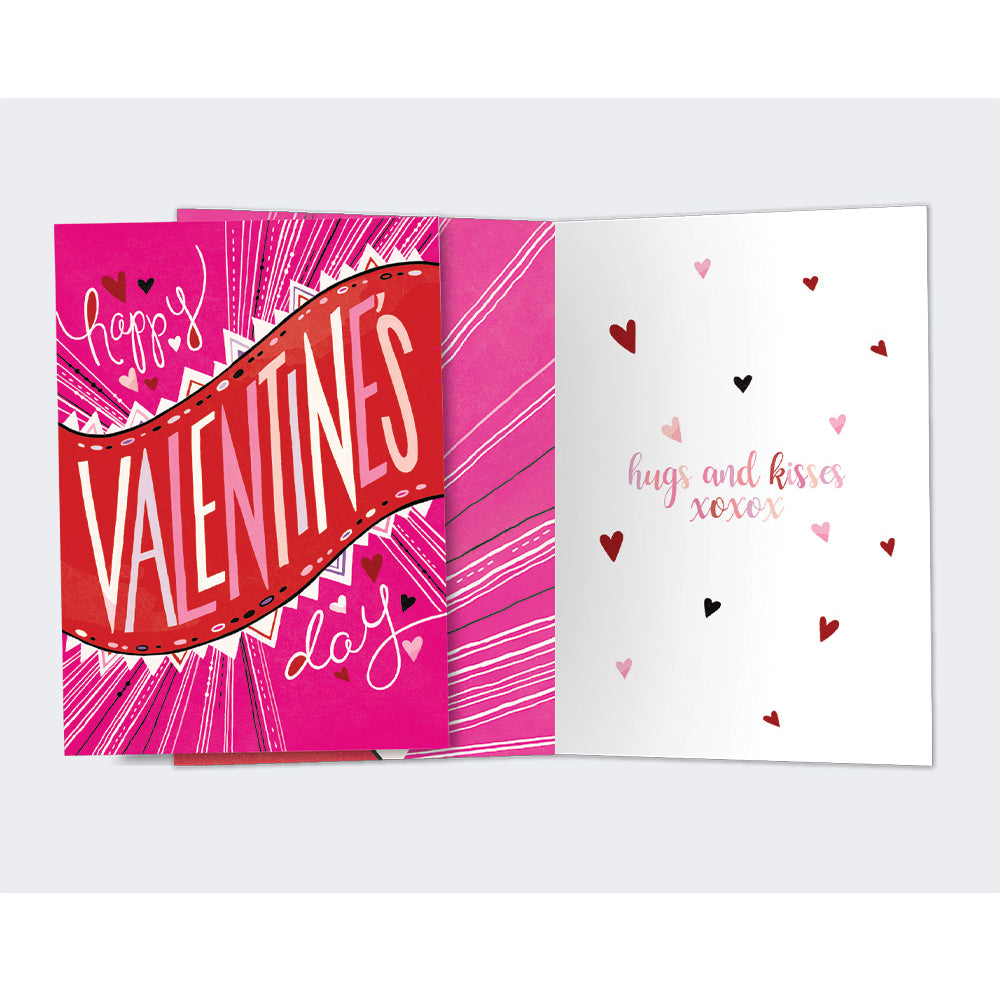 Bold Valentine's Day Cards 12pk