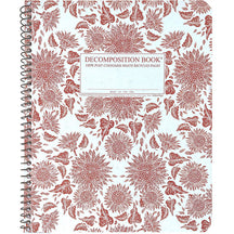 XL Ruled Spiral Decomposition Notebook