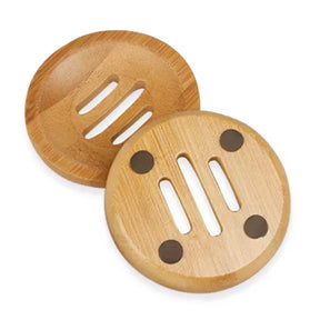 Wooden Round Soap Dish