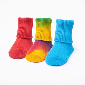 Organic Cotton Socks - Baby Color Anklet 3 Pak
