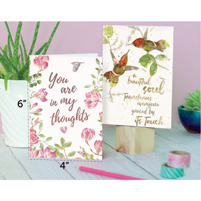 Bird Sympathy Blank Cards 16pk