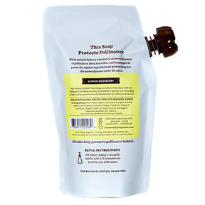 Lemon Rosemary Organic Foaming Hand Soap Refill Pouch