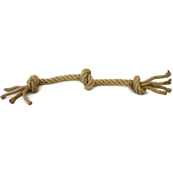 Triple Knot Hemp Rope Dog Toy
