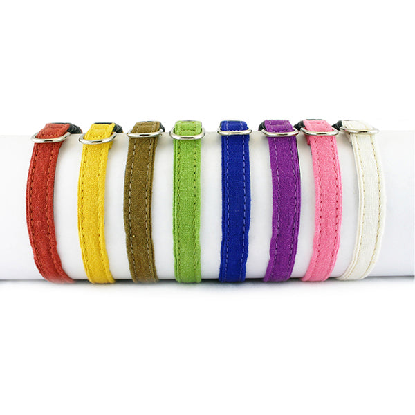 Basic Canvas Hemp Toy Dog Collar
