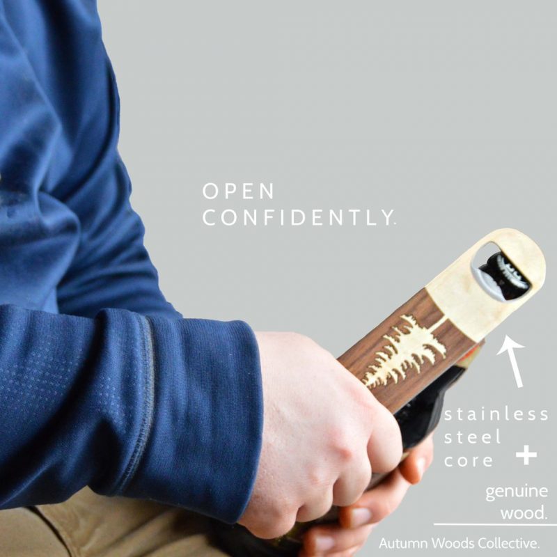 Handcrafted Wooden Bottle Opener