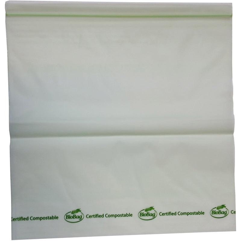 BioBag Compostable & Resealable Gallon-Size Bags - 15pk
