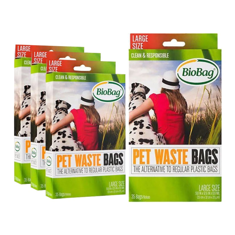 Bulk Compostable Large Pet Waste Bags – 140pk