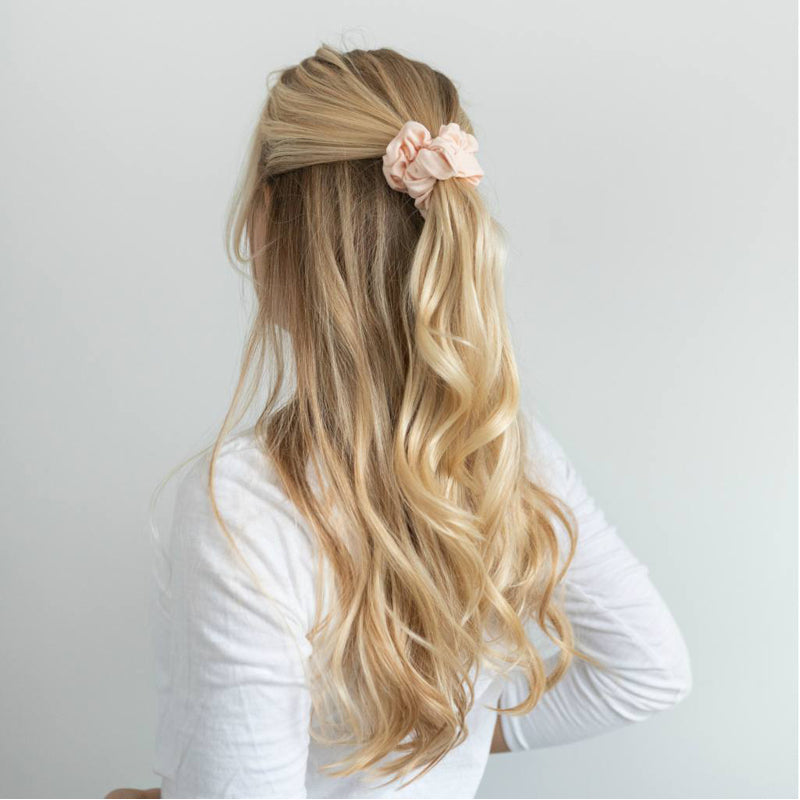 Blush Walnut Organic Hair Scrunchies